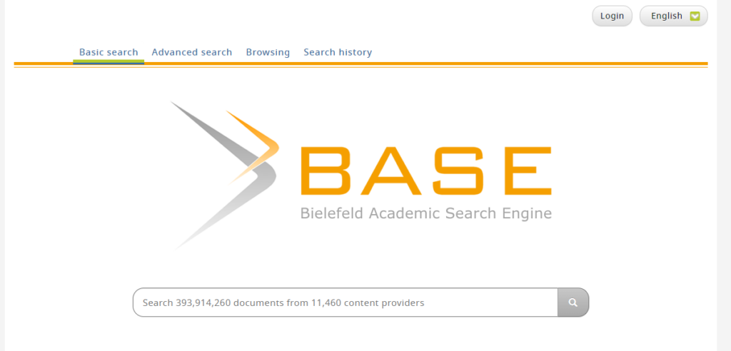 BASE search engine