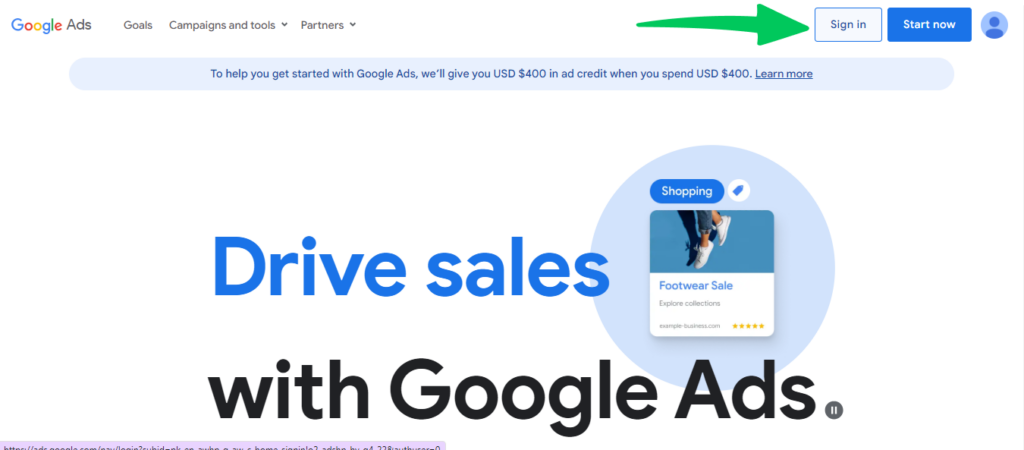 sign in google ads