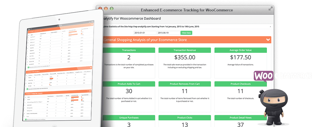 Analytify For eCommerce: WooCommerce Addon