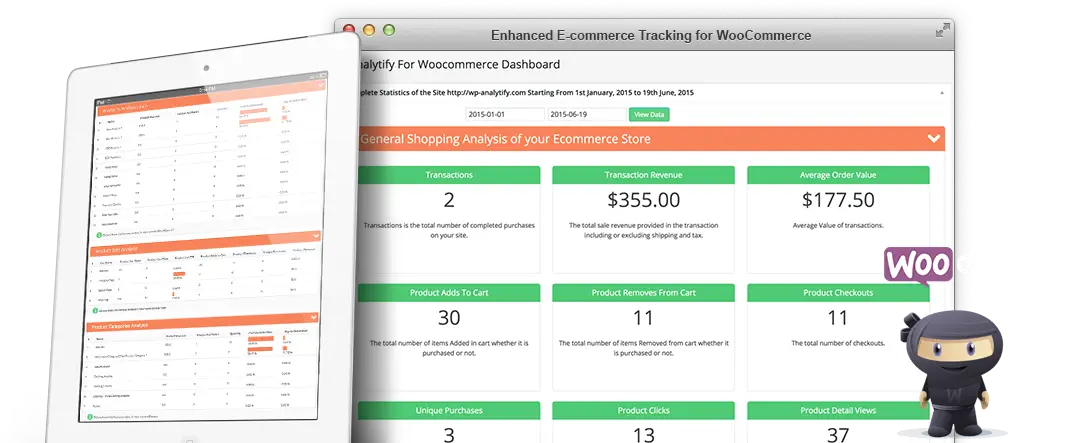 Analytify For eCommerce: WooCommerce Addon
