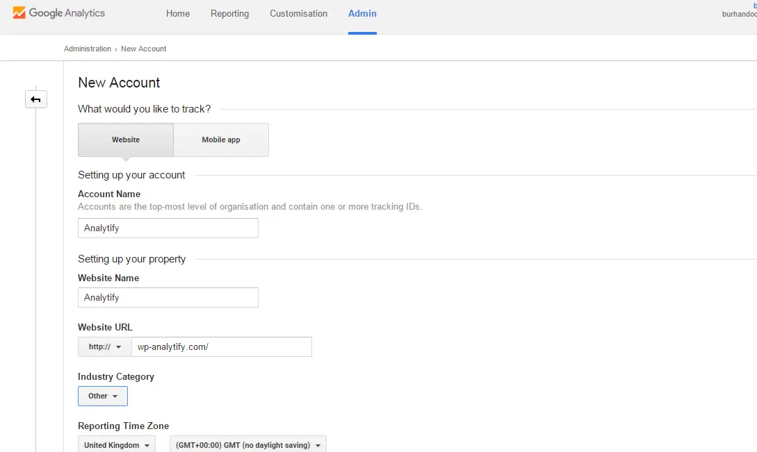 How to Register your Domain on Google Analytics 