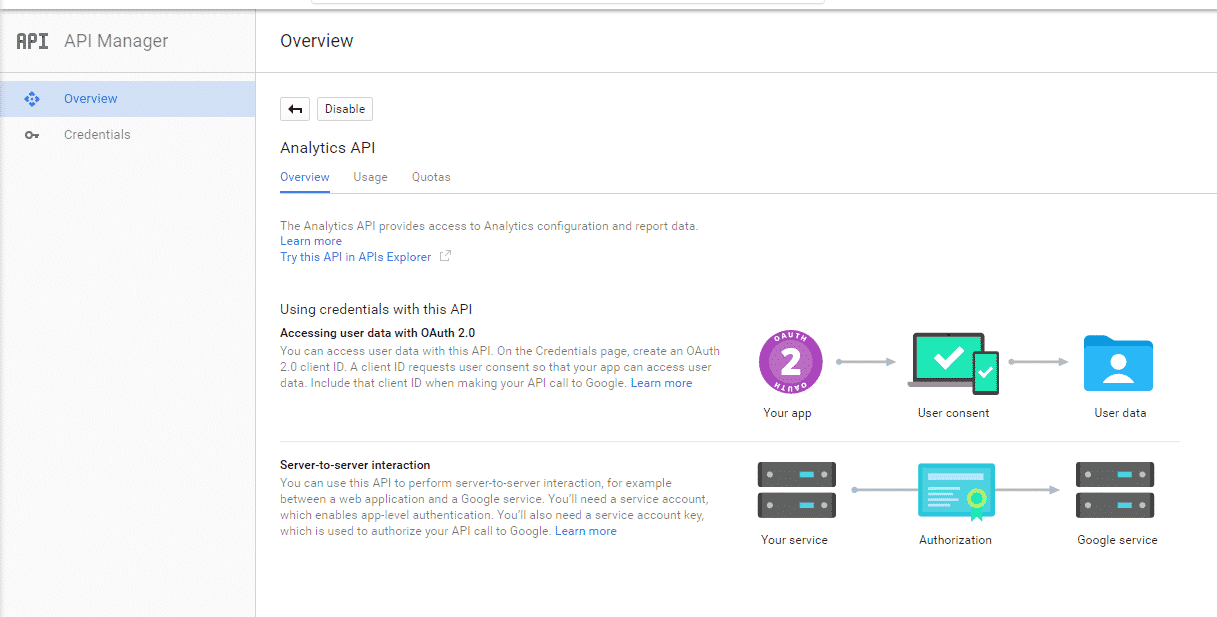 How to get Google API from Google Developers console - Analytify