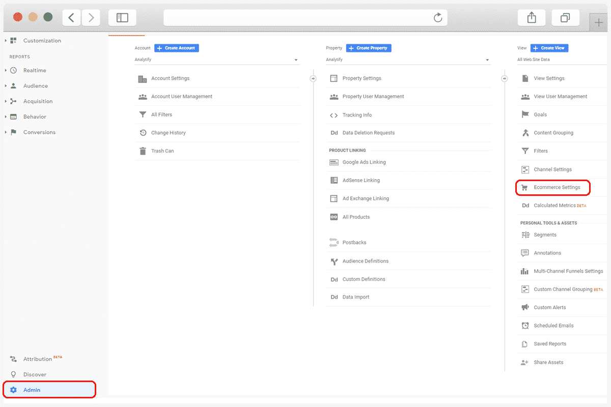 setting-up-the-ecommerce-tracking-in-google-analytics-analytify