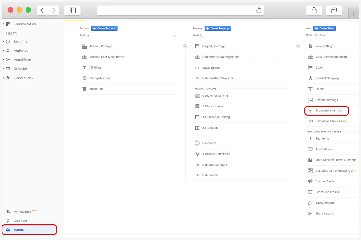 Setting Up the eCommerce Tracking in Google Analytics, eCommerce Tracking in Google Analytics