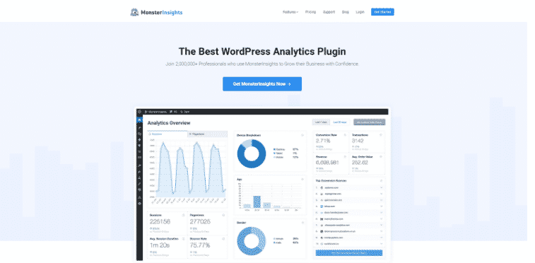 MonsterInsights WordPress Analytics Plugin