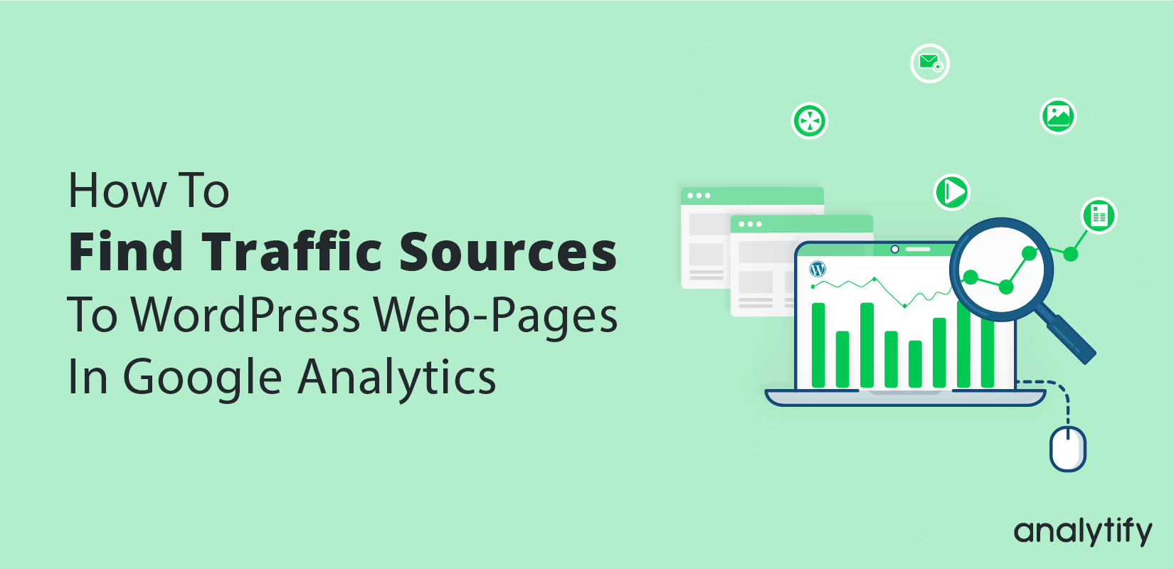 Find traffic sources to wordpress web pages