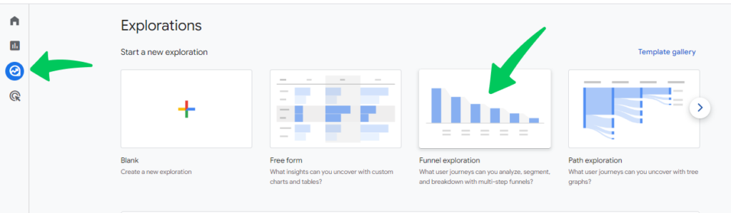 funnel exploration GA4