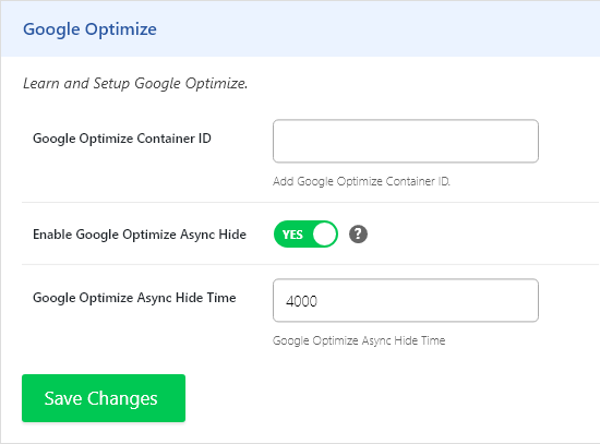 Google Optimize – 1