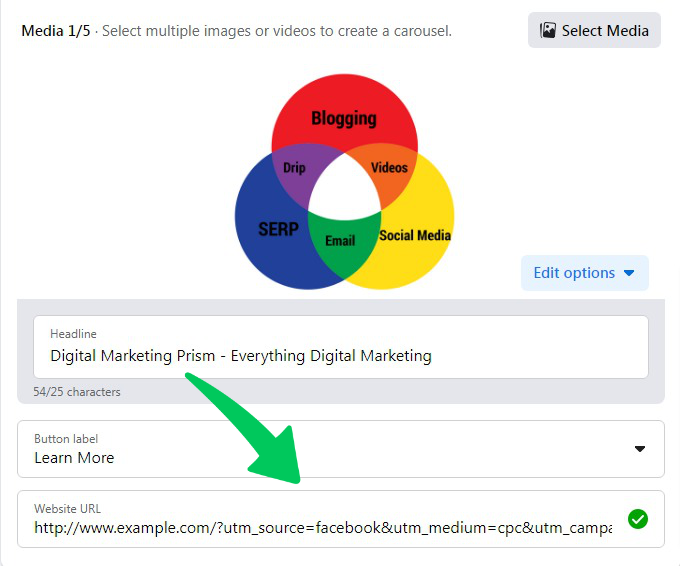 Tracking Facebook Ads in Google Analytics