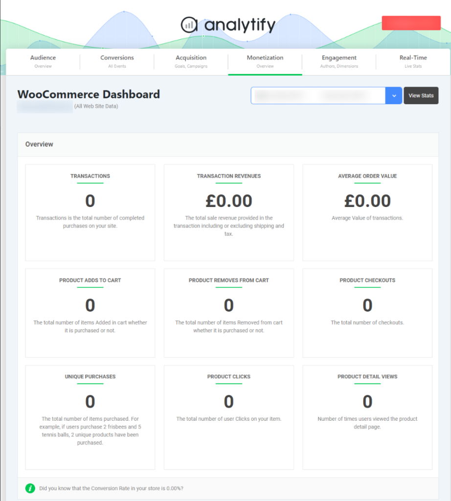 Analytify WooCommerce reporting