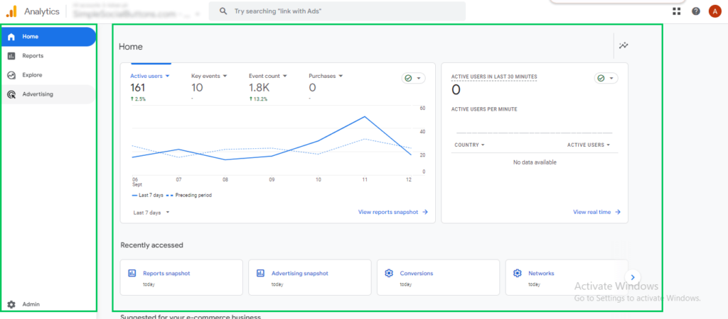 Components of the GA4 
(Google Analytics for Beginners)