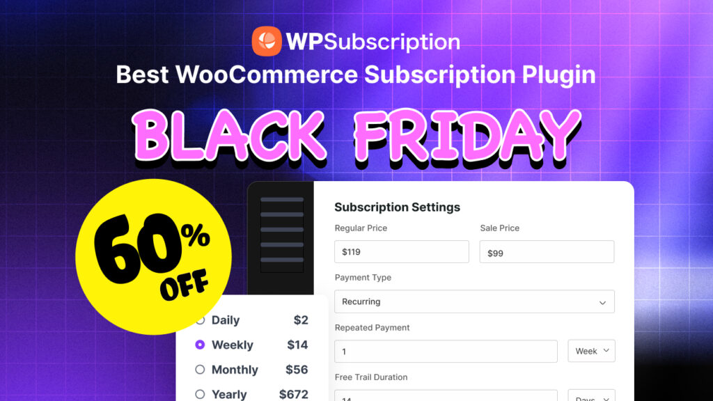 WPSubscription Black Friday Img WordPress Black Friday