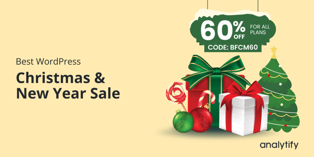 analytify christmas banner WordPress Christmas