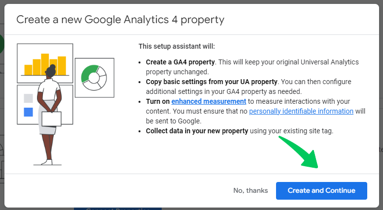 Create a New Google Analytics Property