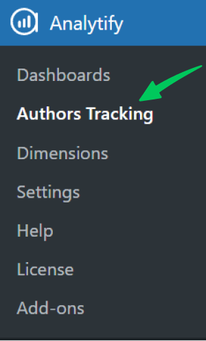 Authors Tracking