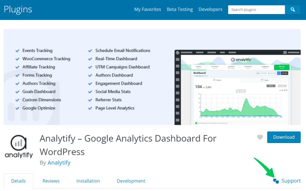 Analytify Plugin Support