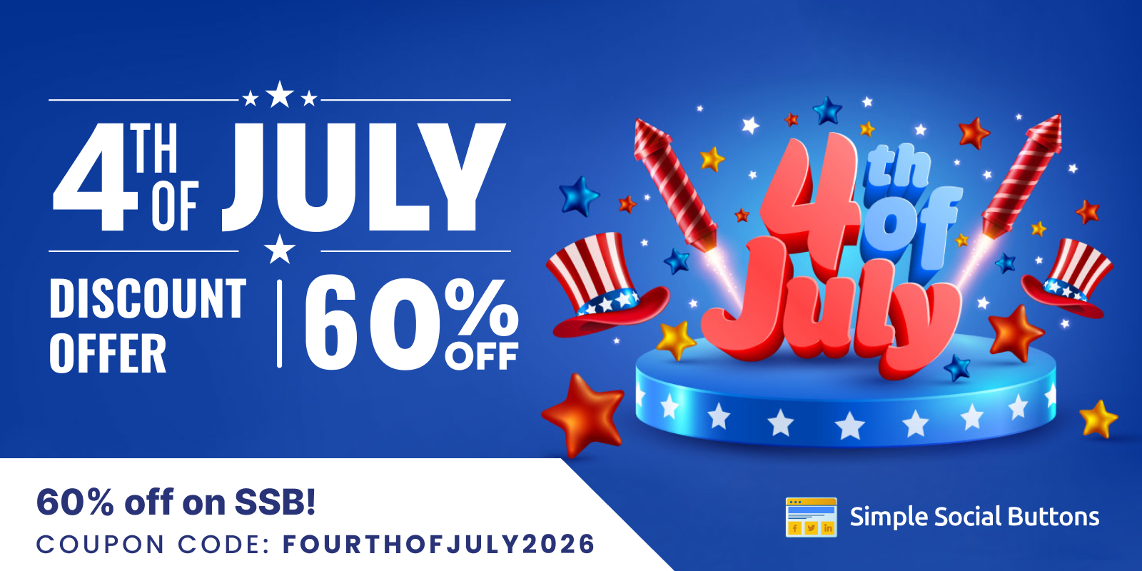 ssb 4th july deals banner 1 Best WordPress 4th of July Discounts