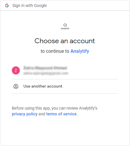 connect analytify to GA4 account