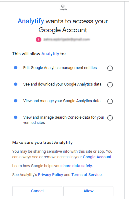 grant access to analytify.png