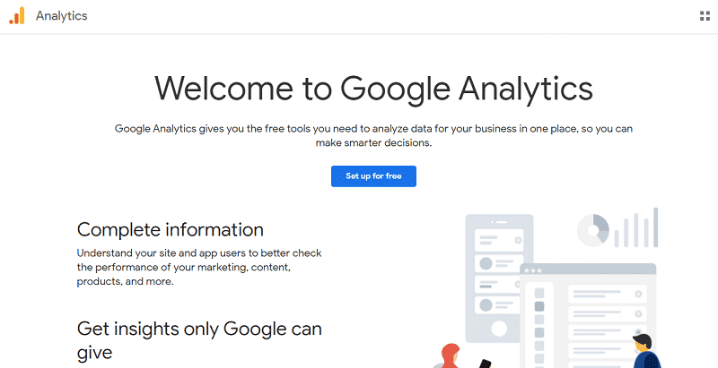 welcome to Google analytics