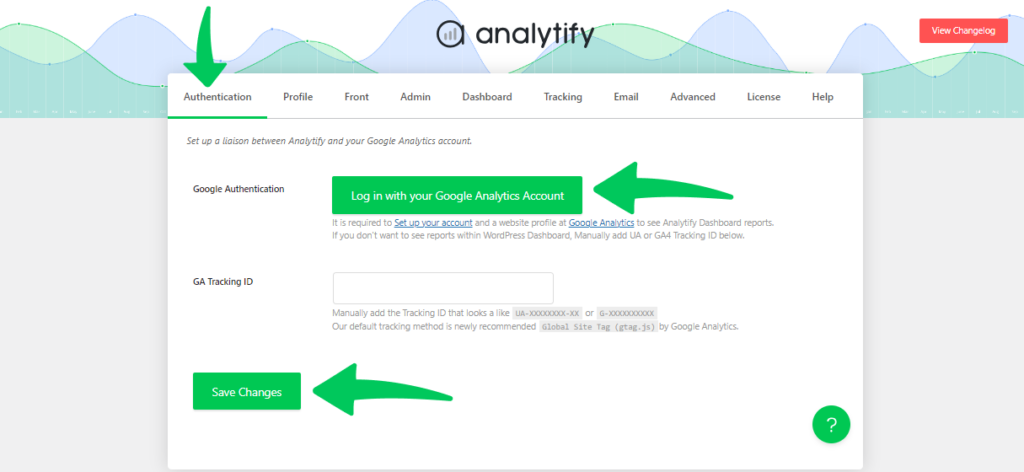 log in with google analytics 4