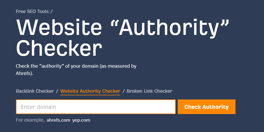 how to check da of website