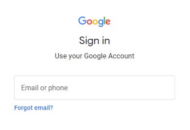 sign in google
