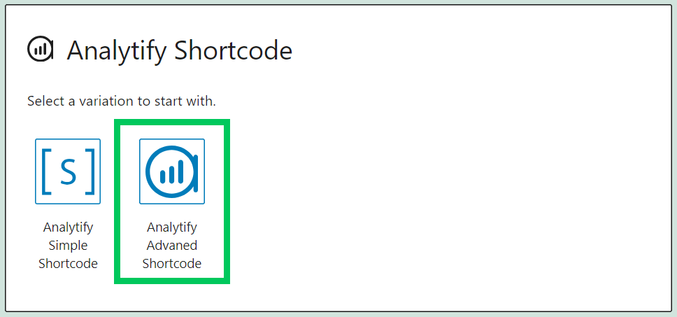 Advanced ShortCode Selection