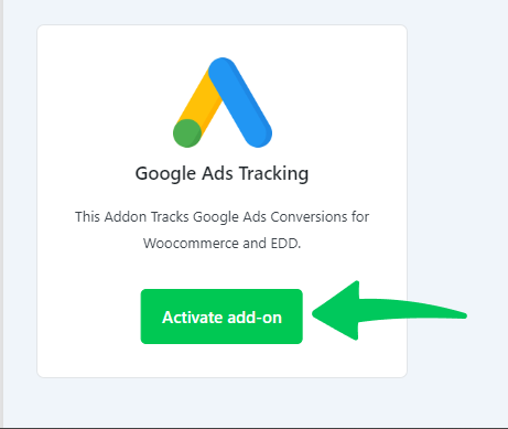 google ads tracking addon
