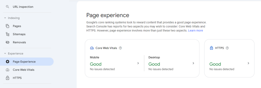 page experience