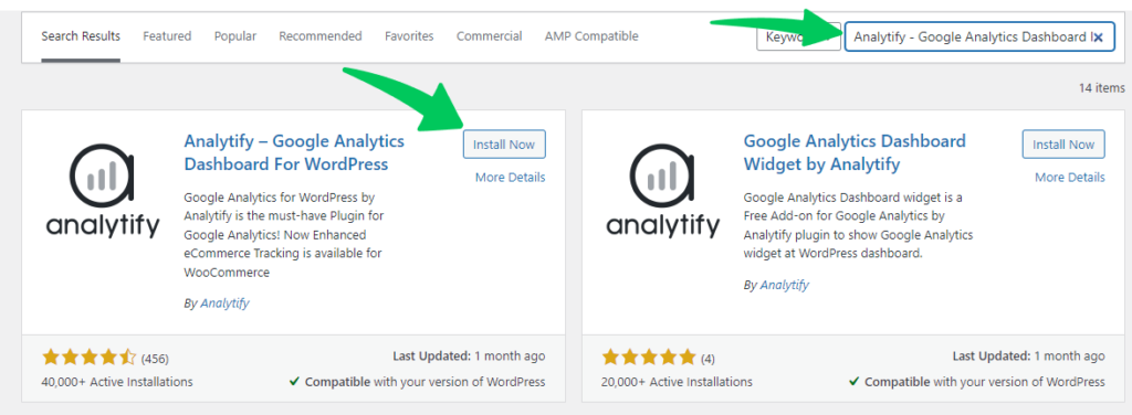 install google analytify free version