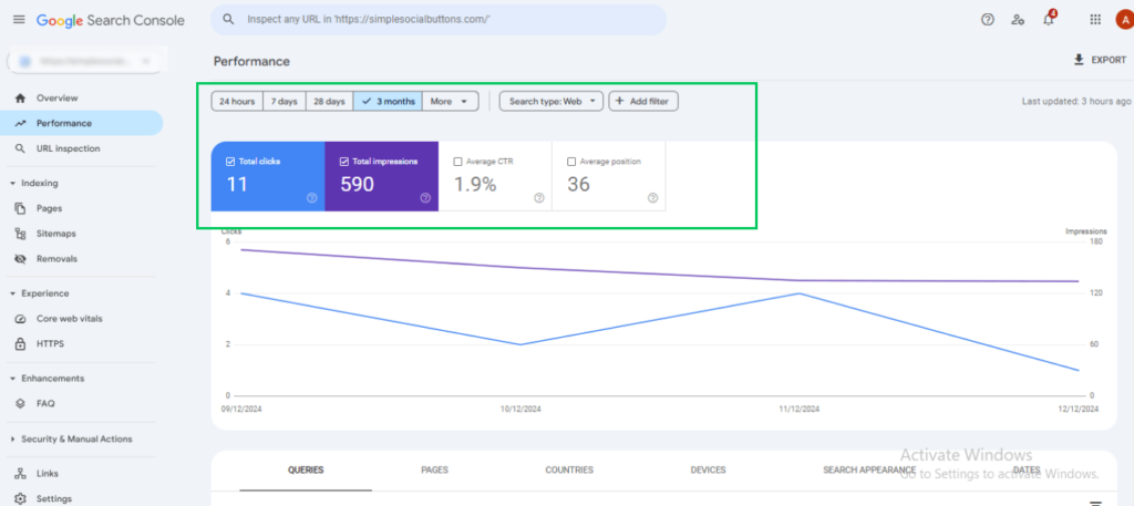 GSC Metrics