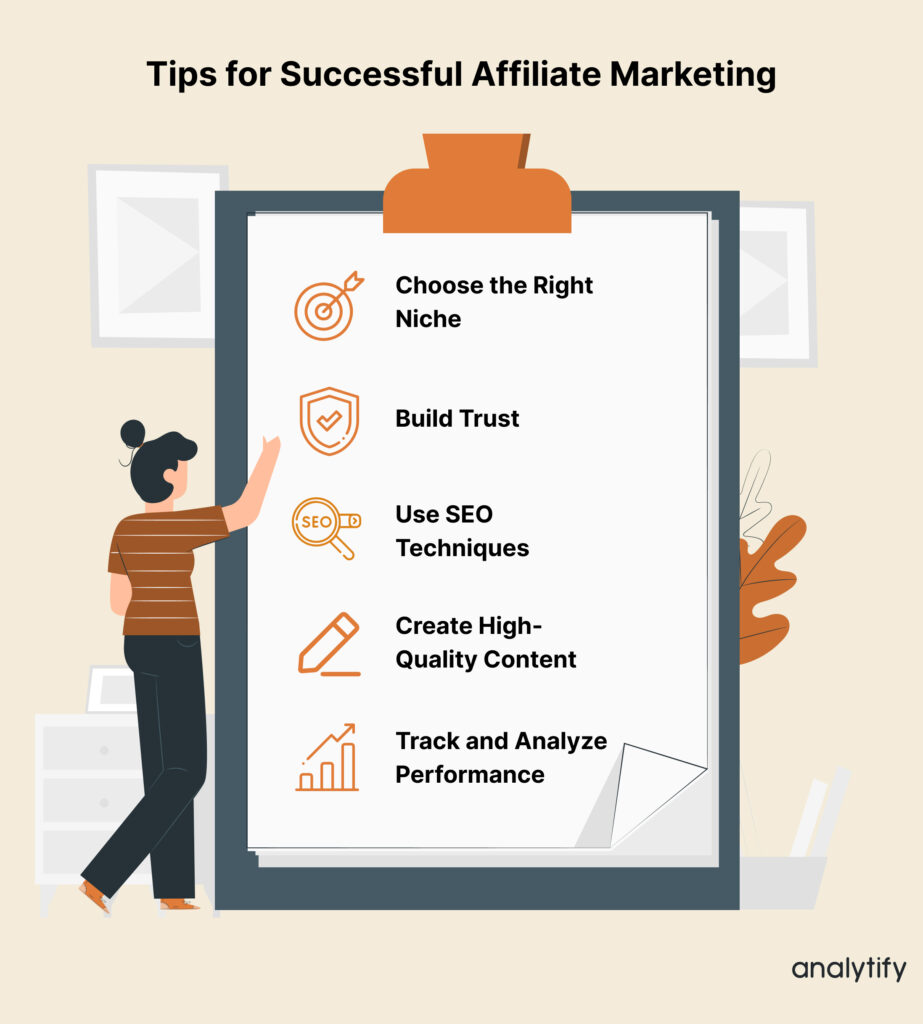 Tips for successful affiliate marketing