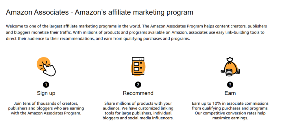 amazon affiliate marketing program