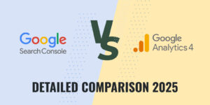 Google Search Console vs Google Analytics 4