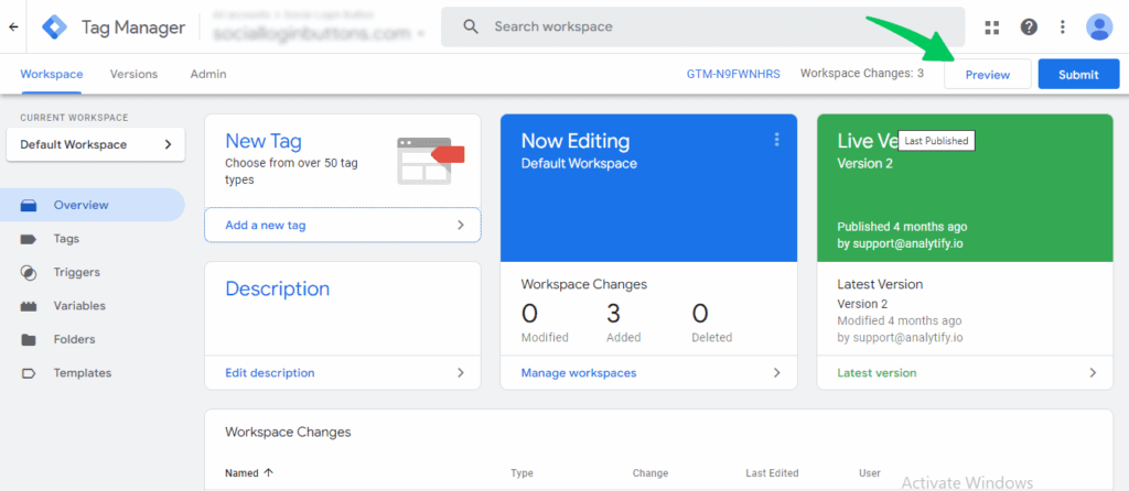 Use GTM Preview Mode 