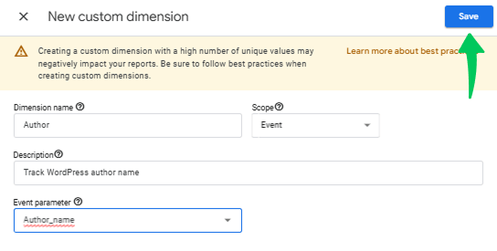 Configuration of dimension