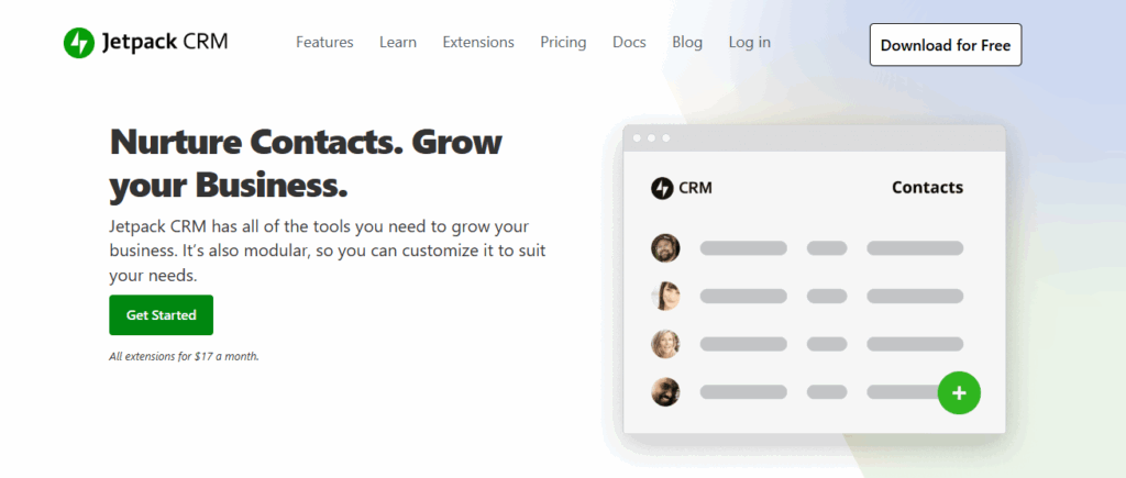 Jetpack CRM Plugin