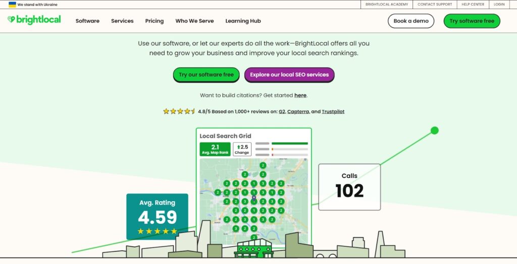  Brightlocal site
