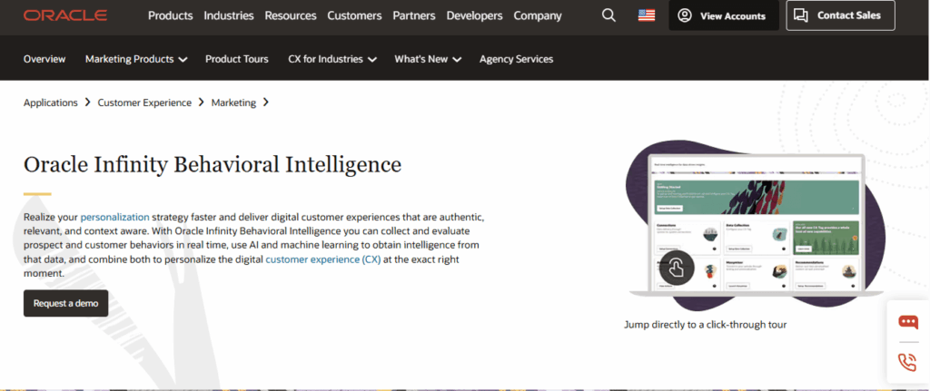 Oracle Infinity Dashboard