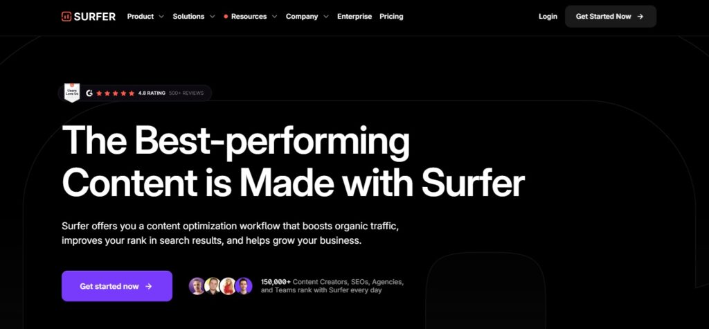 Surfur SEO tool