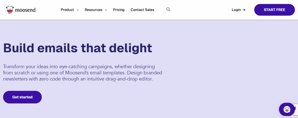 Moosend Email Editor for Marketing Campaigns