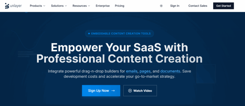 Unlayer Email template Builder
