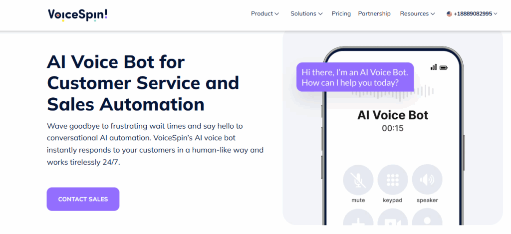 VoiceSpin - Voice bot