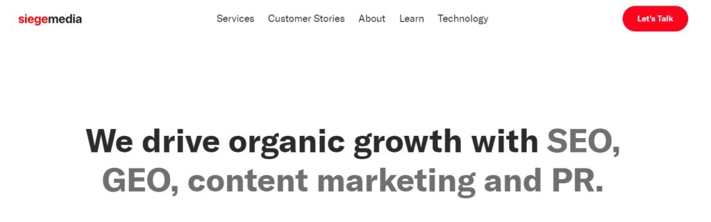 Siege Media - Link building services for SEO
