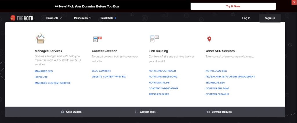 Buy Backlinks from The HOTH