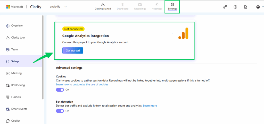 Integrate it with Google Analytics 4