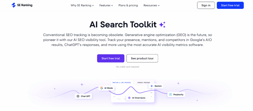 SE Ranking’s AI Search Toolkit