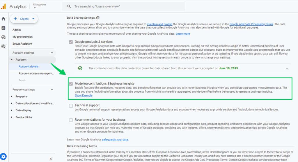 Enable modeling contributions & business insights