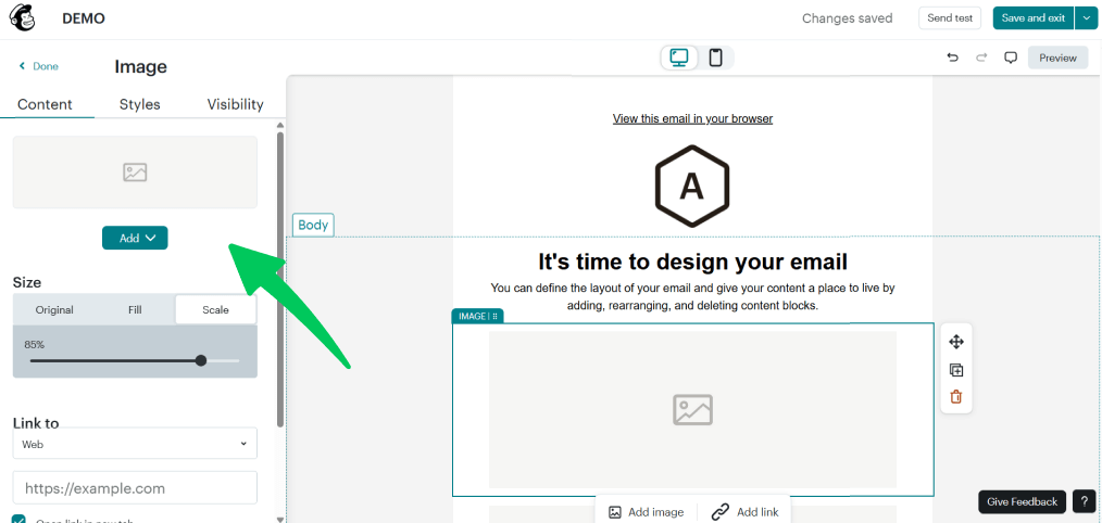 Add images to your mails Add images to your mails